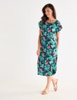 Ella J Shift Dress, Tropical Print product photo View 03 S