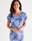 Ella J Shift Dress, Blue Print product photo View 05 S