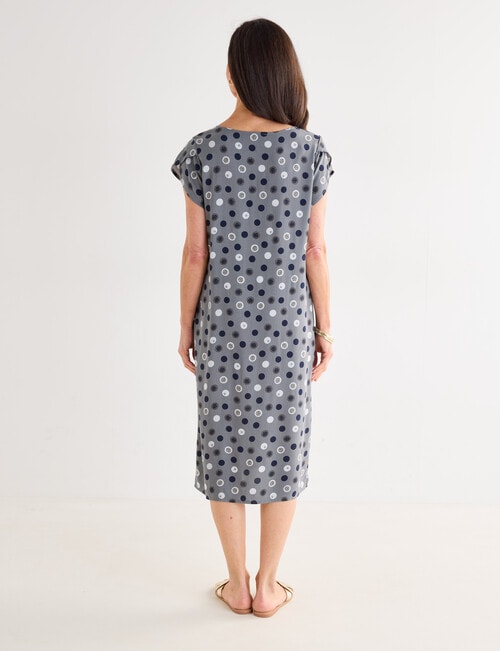 Ella J Shift Dress, Sage Print product photo View 02 L