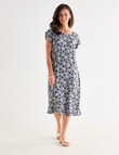 Ella J Shift Dress, Sage Print product photo View 03 S