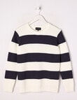 No Issue Stripe Jumper, Smoke product photo