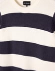 No Issue Stripe Jumper, Smoke product photo View 02 S