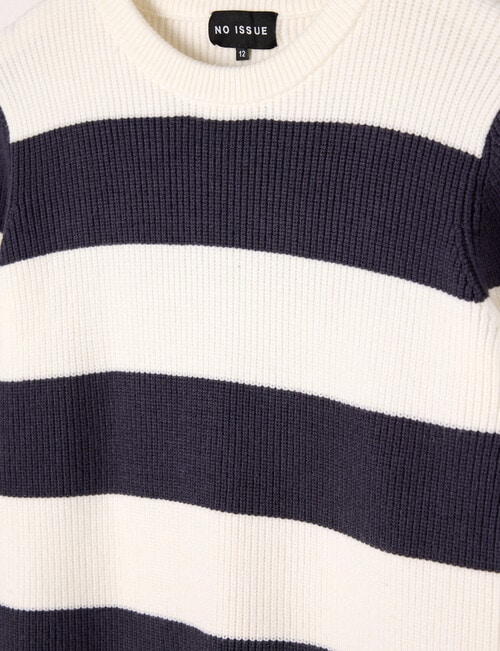 No Issue Stripe Jumper, Smoke product photo View 02 L