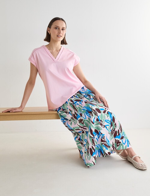 Jigsaw Gretel Lace Detail Top, Pink product photo View 05 L