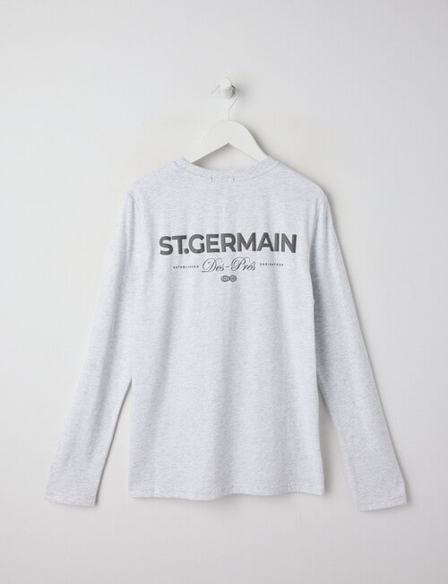 No Issue St Germain Long Sleeve Tee, Grey Marle product photo View 03 L