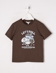 Mac & Ellie Sushi Short Sleeve Tee, Chocolate product photo