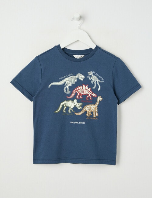 Mac & Ellie Dino Glow Short Sleeve Tee, Ink product photo