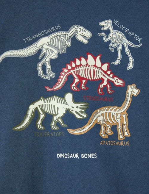 Mac & Ellie Dino Glow Short Sleeve Tee, Ink product photo View 02 L