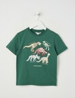 Mac & Ellie Dino Glow Short Sleeve Tee, Green product photo View 03 S