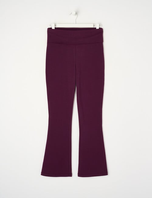 Switch Kylie Fold Back Flare Pant, Plum product photo