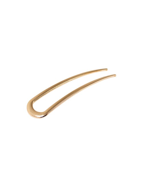 Mae French Hair Pin, Gold product photo