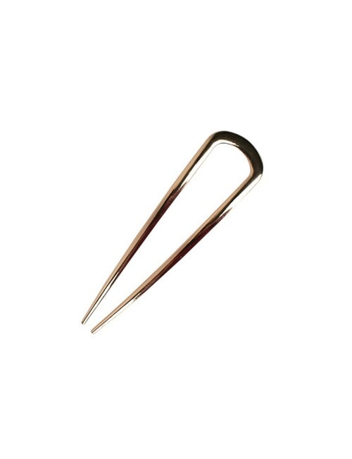 Mae French Hair Pin, Gold product photo View 02 L