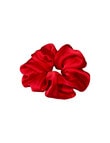 Mae Elastic Extra Large Scrunchie, Red Satin product photo