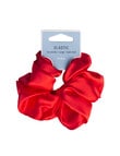 Mae Elastic Extra Large Scrunchie, Red Satin product photo View 02 S