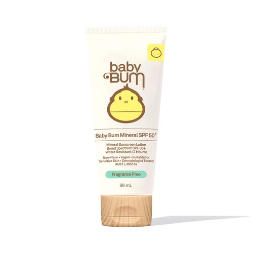 Sun Bum Baby Bum Mineral SPF50 Lotion Fragrance Free, 88ml product photo
