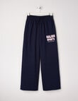 Switch Malibu Wide Leg Trackpant, Navy & Baby Pink product photo