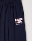 Switch Malibu Wide Leg Trackpant, Navy & Baby Pink product photo View 02 S