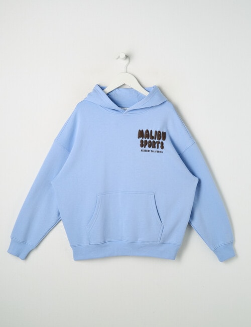 Switch Malibu Sports Oversized Hoodie, Sky & Chocolate product photo