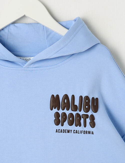 Switch Malibu Sports Oversized Hoodie, Sky & Chocolate product photo View 02 L