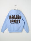 Switch Malibu Sports Oversized Hoodie, Sky & Chocolate product photo View 04 S