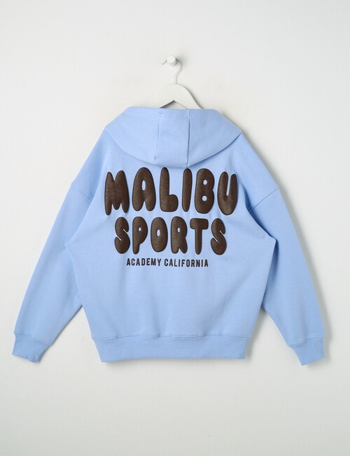 Switch Malibu Sports Oversized Hoodie, Sky & Chocolate product photo View 04 L