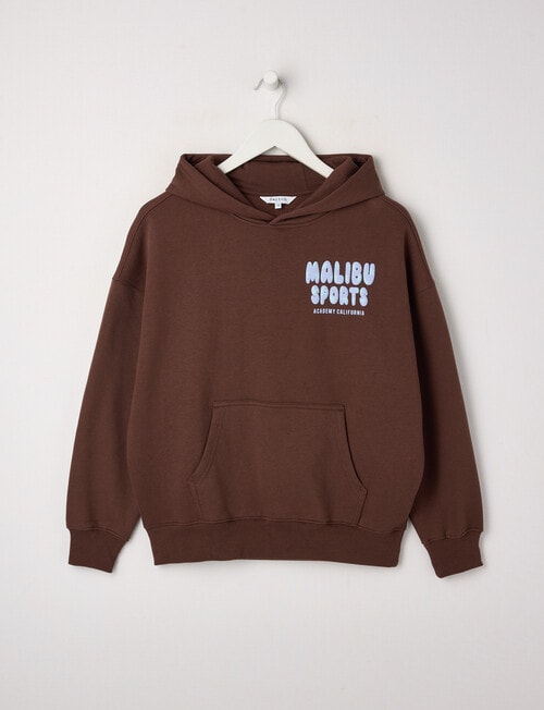 Switch Malibu Sports Oversized Hoodie, Chocolate & Sky product photo