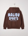 Switch Malibu Sports Oversized Hoodie, Chocolate & Sky product photo View 02 S