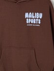 Switch Malibu Sports Oversized Hoodie, Chocolate & Sky product photo View 03 S