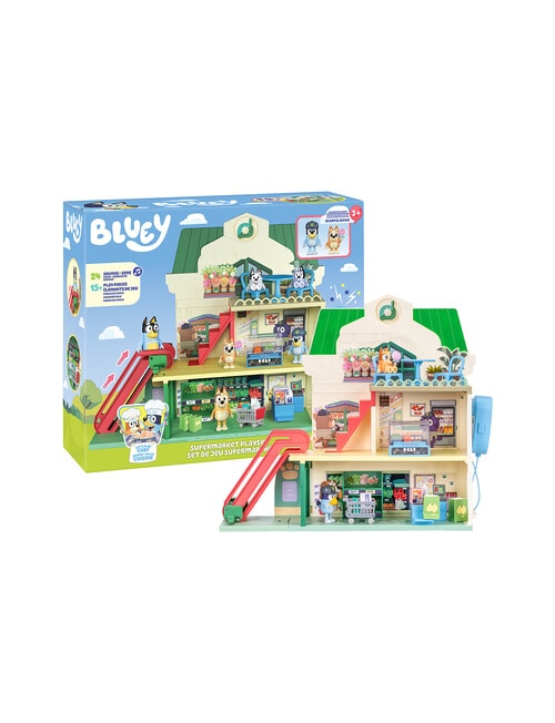 Bluey Series 13, Lets Play Chef Supermarket Playset product photo