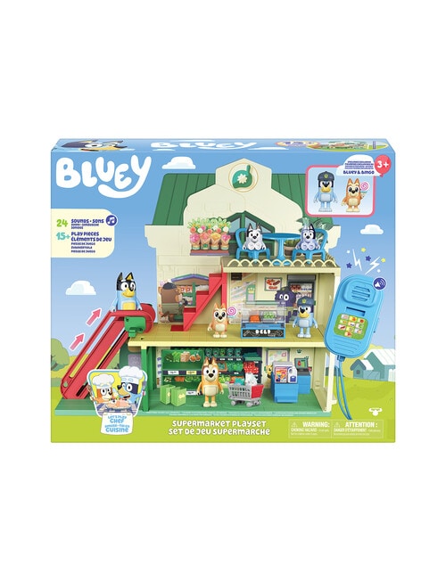Bluey Series 13, Lets Play Chef Supermarket Playset product photo View 02 L