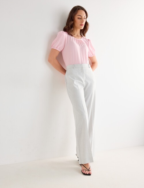 Oliver Black Short Sleeve Detail Top, Blossom product photo View 03 L