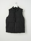 No Issue Puffer Vest, Black product photo