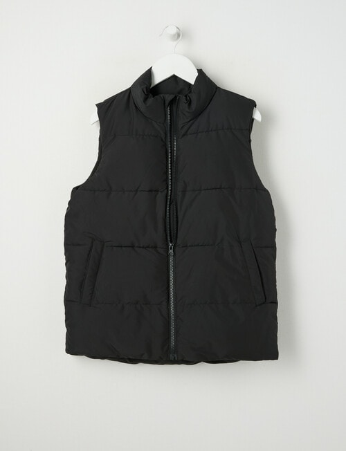 No Issue Puffer Vest, Black product photo