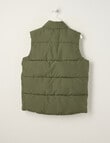 No Issue Puffer Vest, Khaki product photo View 02 S