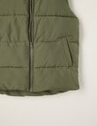 No Issue Puffer Vest, Khaki product photo View 03 S