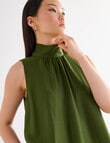 State of play Yara High Neck Top, Green product photo