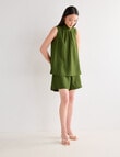 State of play Yara High Neck Top, Green product photo View 06 S