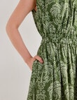 State of play Ipanema One Shoulder Maxi Dress, Palm Print product photo View 05 S