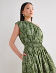 State of play Ipanema One Shoulder Maxi Dress, Palm Print product photo View 07 S