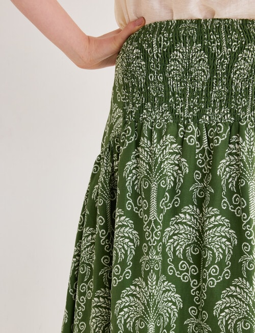 State of play Ipanema Midi Skirt, Palm Print product photo View 04 L