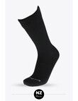 NZ Sock Co. Possum Comfort Top Crew Sock, Black product photo