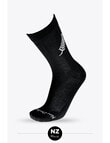 NZ Sock Co. Tourist Fern Merino Sock, Black product photo