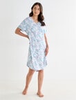 Whistle Sleep T-Shirt Nightie, Crane Print, 8-22 product photo View 03 S