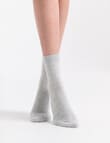 Levante Pina Wool Cashmere Crew Sock, Cloud product photo View 03 S