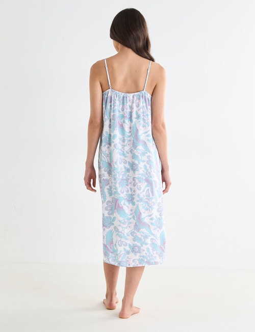 Whistle Sleep Strappy Nightie, Crane Print, 8-22 product photo View 02 L