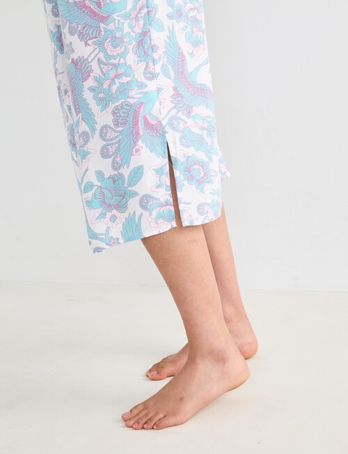 Whistle Sleep Strappy Nightie, Crane Print, 8-22 product photo View 06 L
