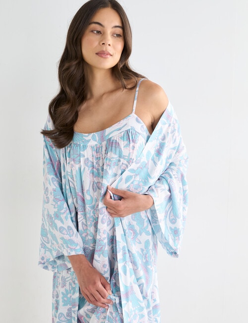 Whistle Sleep Strappy Nightie, Crane Print, 8-22 product photo View 08 L