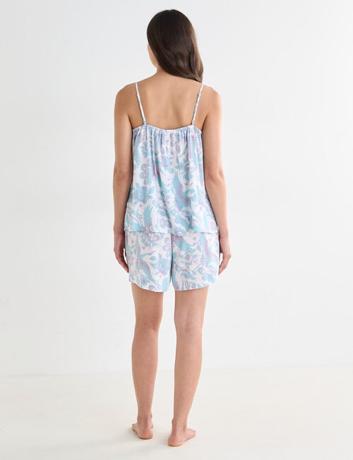 Whistle Sleep Short PJ Set, Crane Print, 8-22 product photo View 02 L