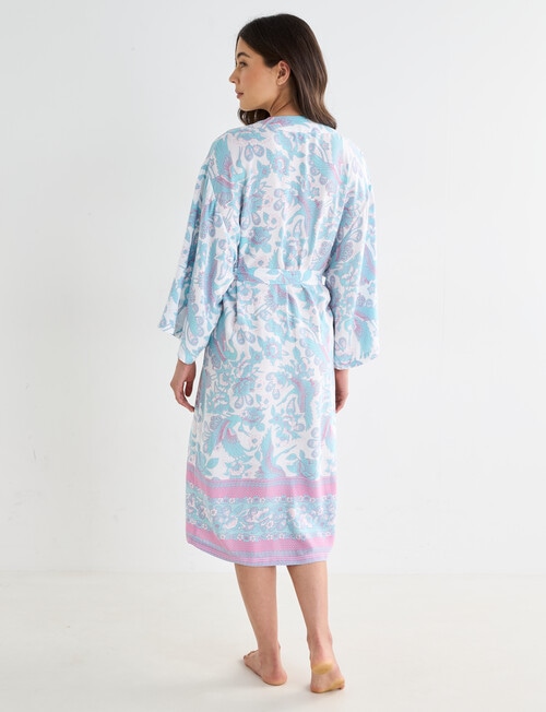 Whistle Sleep Printed Robe, Crane Print, 8-22 product photo View 02 L