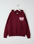 Switch Malibu Sports Oversized Hoodie, Red Velvet product photo